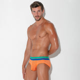 Code 22 Bright Mesh Brief Orange