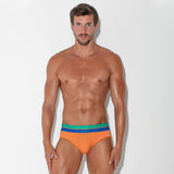 Code 22 Bright Mesh Brief Orange
