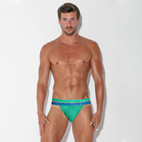 Code 22 Bright Mesh Jockstrap Green