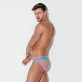 Code 22 Bright Mesh Jockstrap Pink
