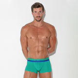 Code 22 Bright Mesh Boxer Green