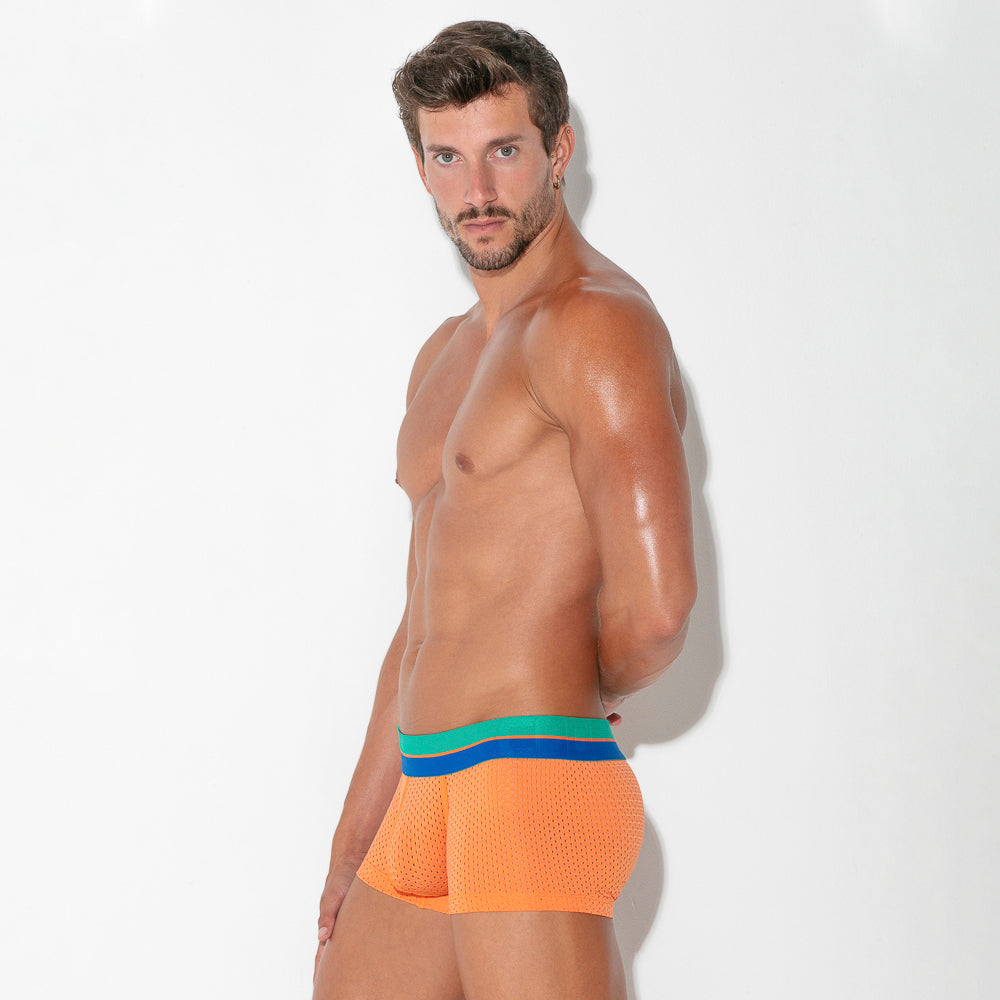 Code 22 Bright Mesh Boxer Orange