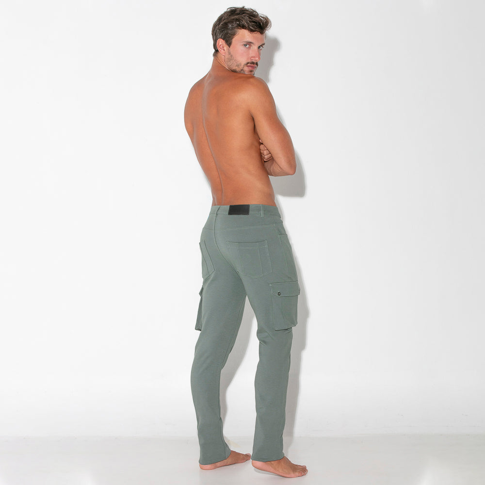 Code 22 Cargo Zip Pant Khaki
