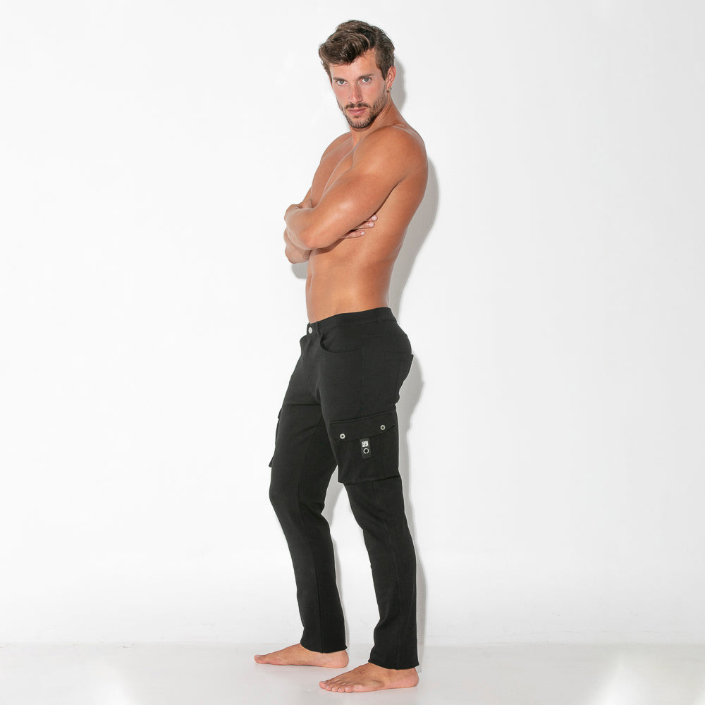 Code 22 Cargo Zip Pant Black
