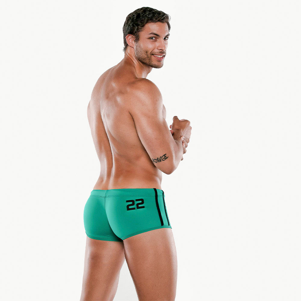 Code 22 Medley Swim Boxer Green