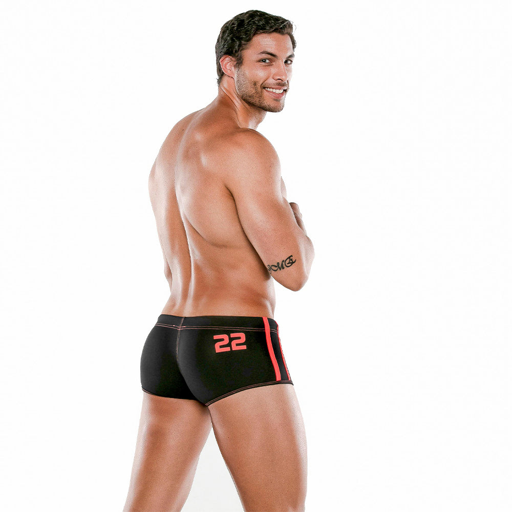 Code 22 Medley Swim Boxer Black