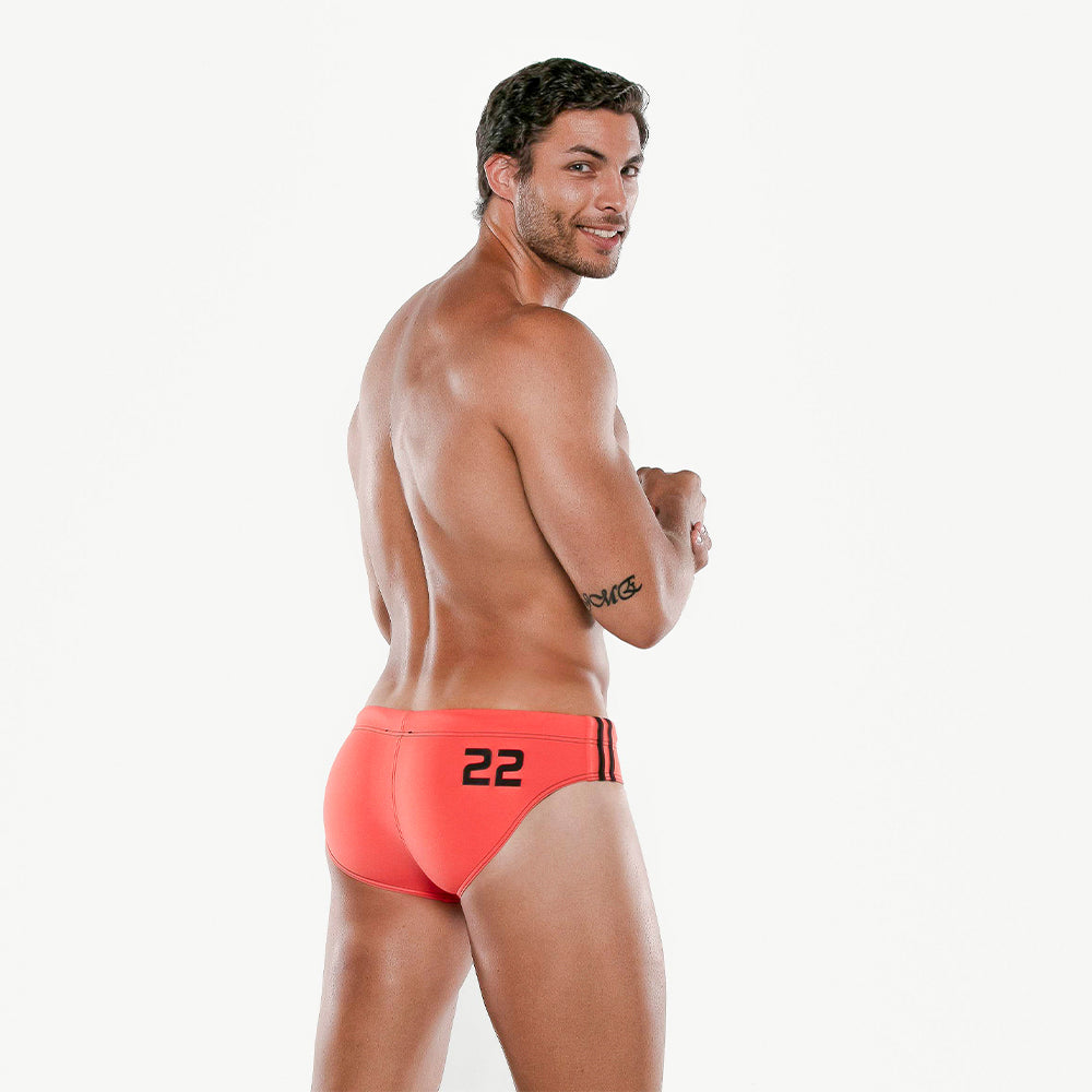 Code 22 Medley Swim Brief Coral