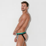 Code 22 Palm Tree Jockstrap Charcoal