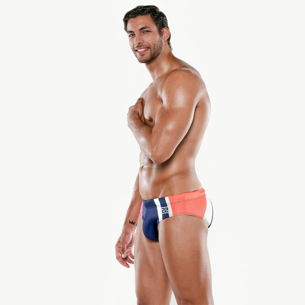 Code 22 Pit Stop Swim Brief Pink