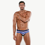 Code 22 Sunset Swim Brief Lime