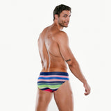 Code 22 Sunset Swim Brief Lime