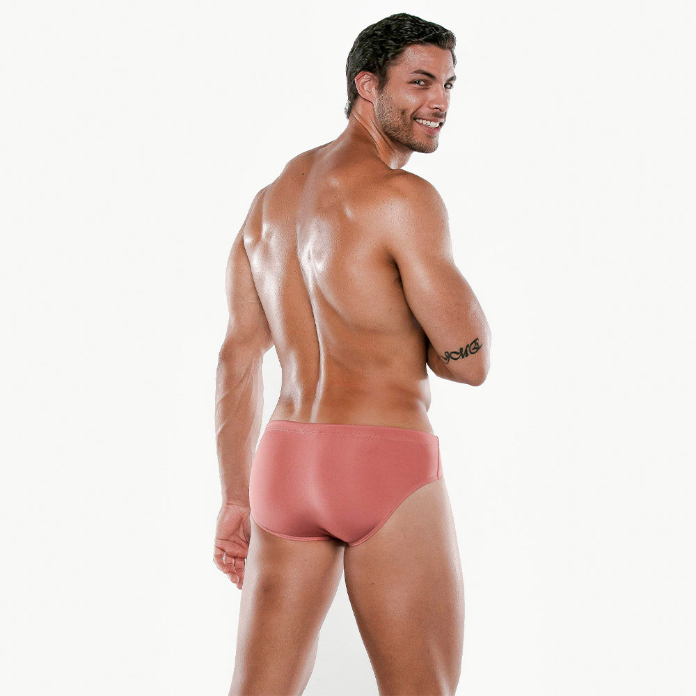 Code 22 Tan Swim Brief Coral