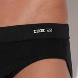 Code 22 Comillas Swim Brief Black