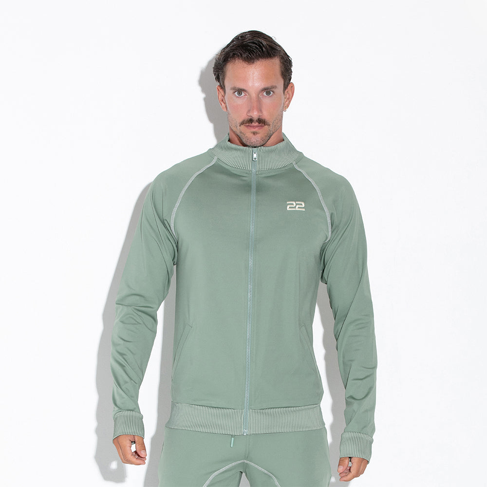 Code 22 Reflex Zip Up Sweatshirt Khaki