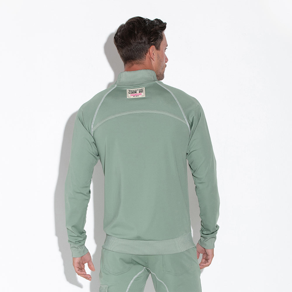Code 22 Reflex Zip Up Sweatshirt Khaki
