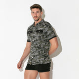 Code 22 Stretch Shirt Camo Grey