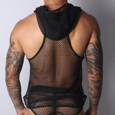 Gigo Provocative Hoody T Shirt Black