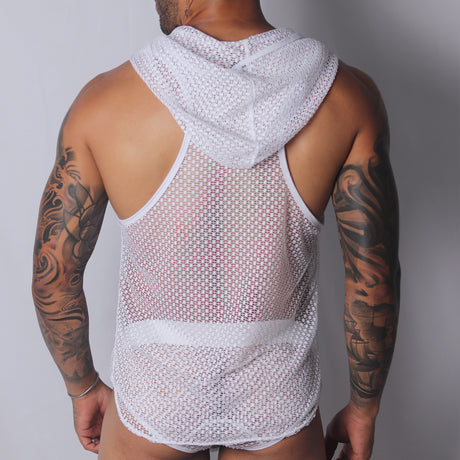 Gigo Provocative Hoody T Shirt White