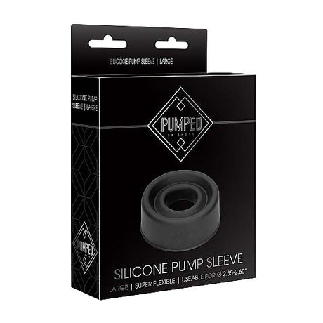 Pumped Silicone Pump Sleeve Large Black - FETCH