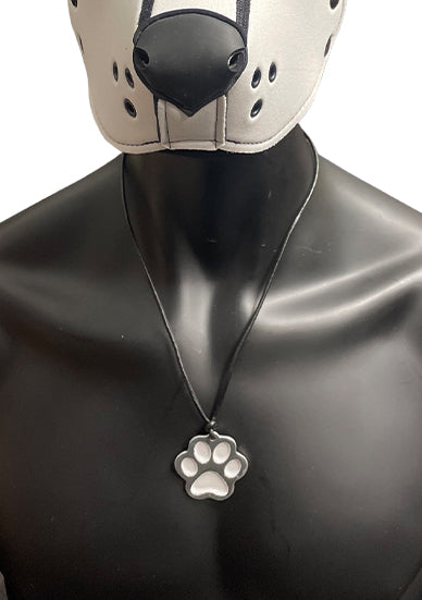 ruff GEAR Puppy Paw Dog Tag White