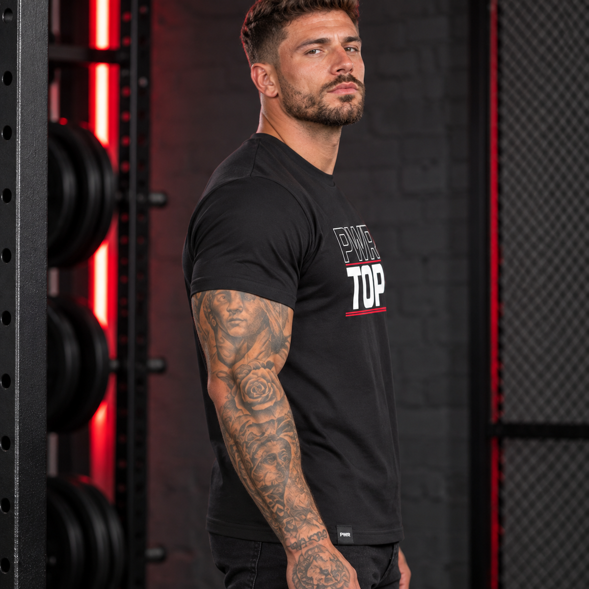 PWR T-Shirt TOP Black