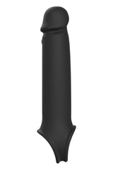 Ram Rod 9.5 Inch Vibrating Penis Extender with Remote Black