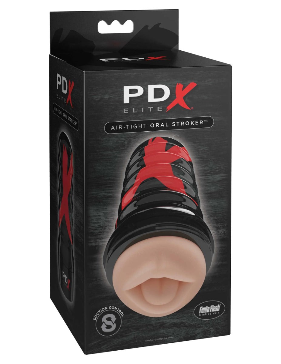 Pipedream PDX Elite Air Tight Oral Stroker Light