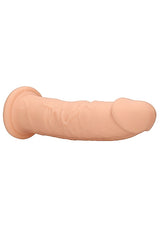 RealRock Dual Density Silicone Dildo without Balls 9 Inch Flesh