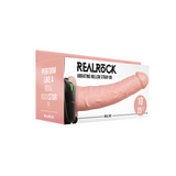 RealRock Vibrating Hollow Strap On 10 Inch Light