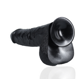 RealRock Extra Long Dildo with Balls 13 Inch Black