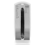 RealRock Straight Slim Double Ended Dildo 14 Inch Black