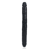 RealRock Straight Slim Double Ended Dildo 14 Inch Black