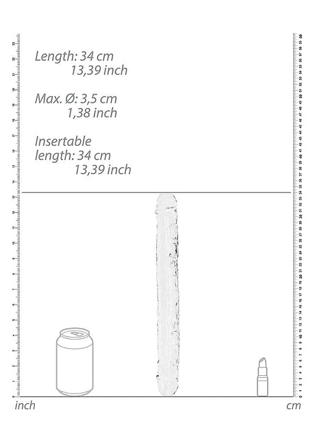 RealRock Crystal Clear Dong 13 Inch