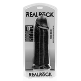 RealRock Extra Thick Dildo 10 Inch Black