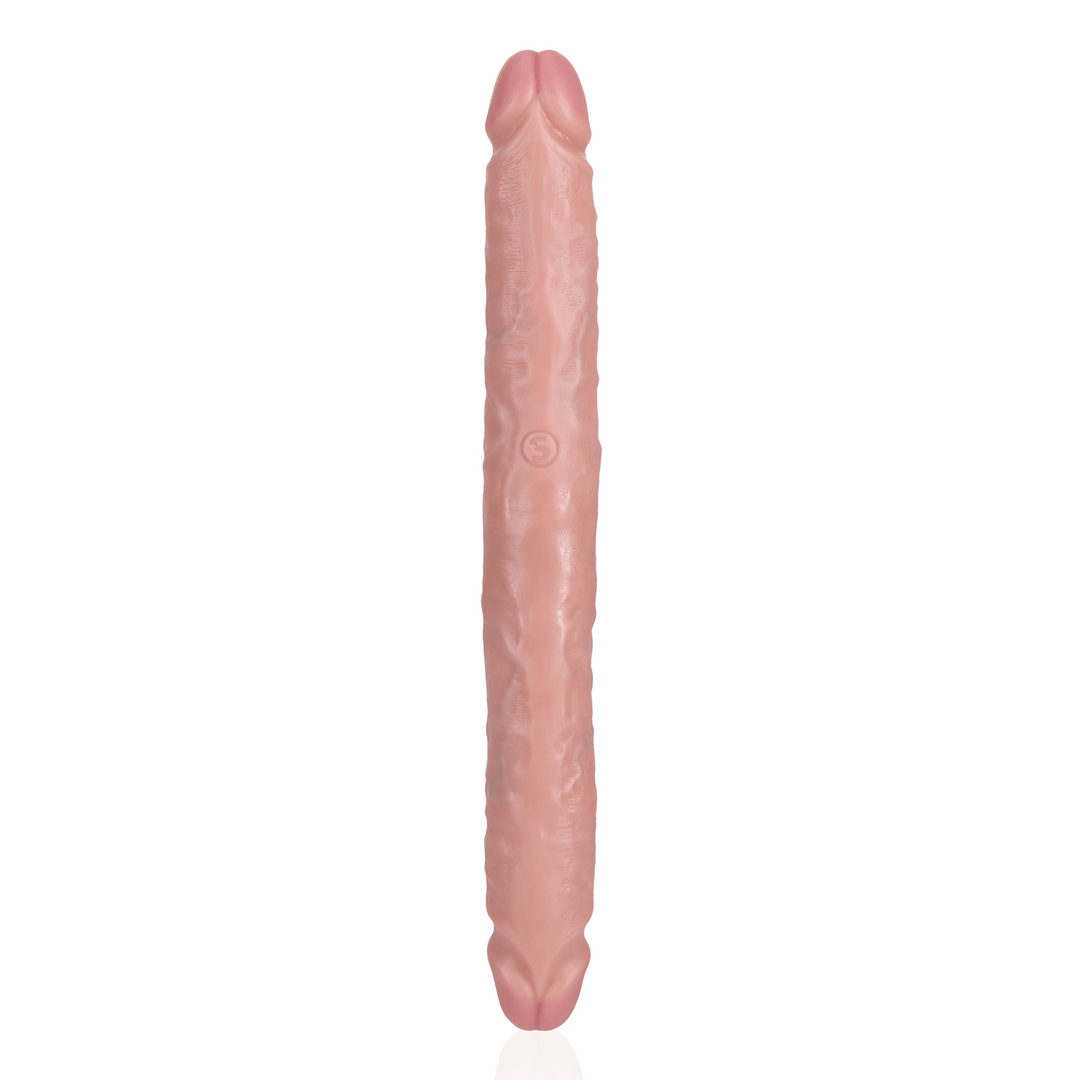 RealRock Straight Slim Double Ended Dildo 12 Inch Light