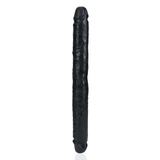 RealRock Straight Slim Double Ended Dildo 14 Inch Black