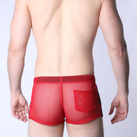 Cellblock 13 Chain Reaction Mesh Jock Short Red