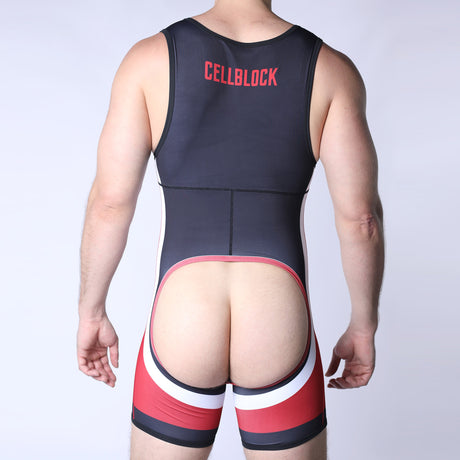 Cellblock 13 Chain Reaction Singlet Jock Red