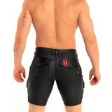 Dale Mas Industrial Cargo Short Black Red