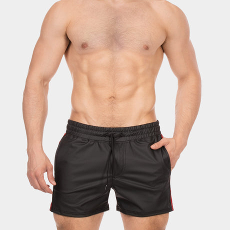 Barcode Berlin Fetish Short Zulu Black Red