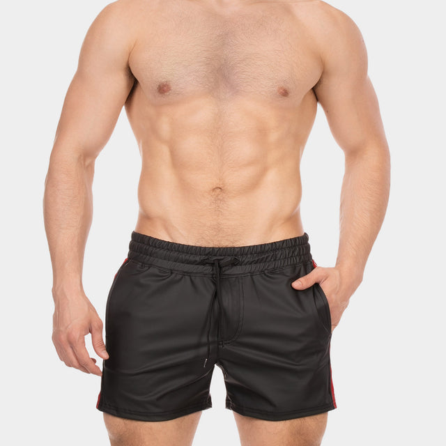 Barcode Berlin Fetish Short Zulu Black Red
