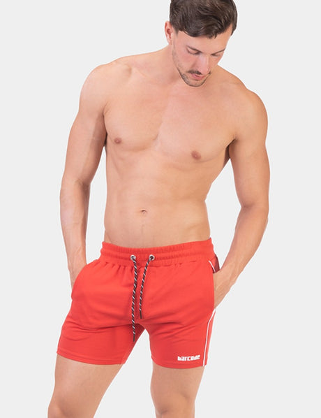 Barcode Berlin Fleece Short Lukio Red