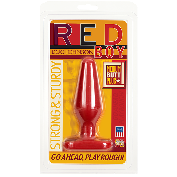 Doc Johnson Red Boy Butt Plug Medium