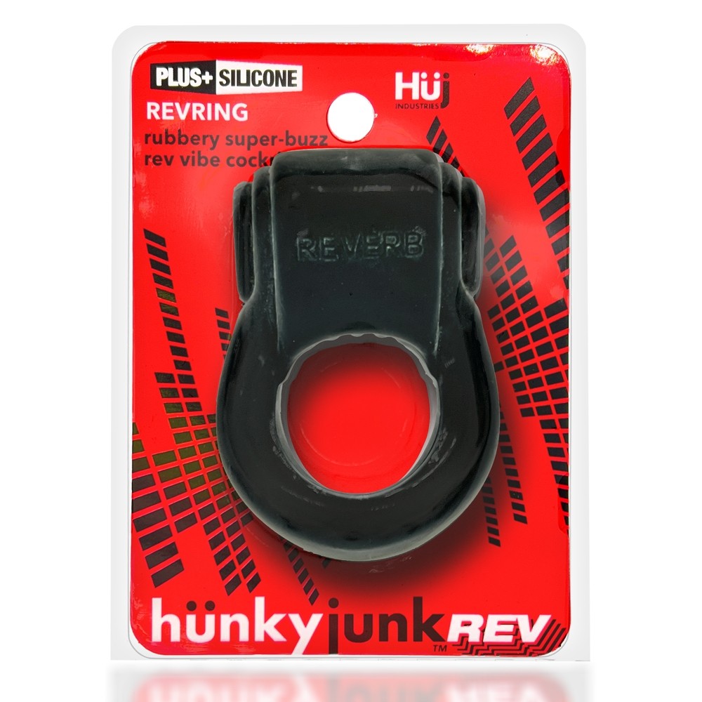 Hunkyjunk REVRING Vibe Cock Ring Tar Ice