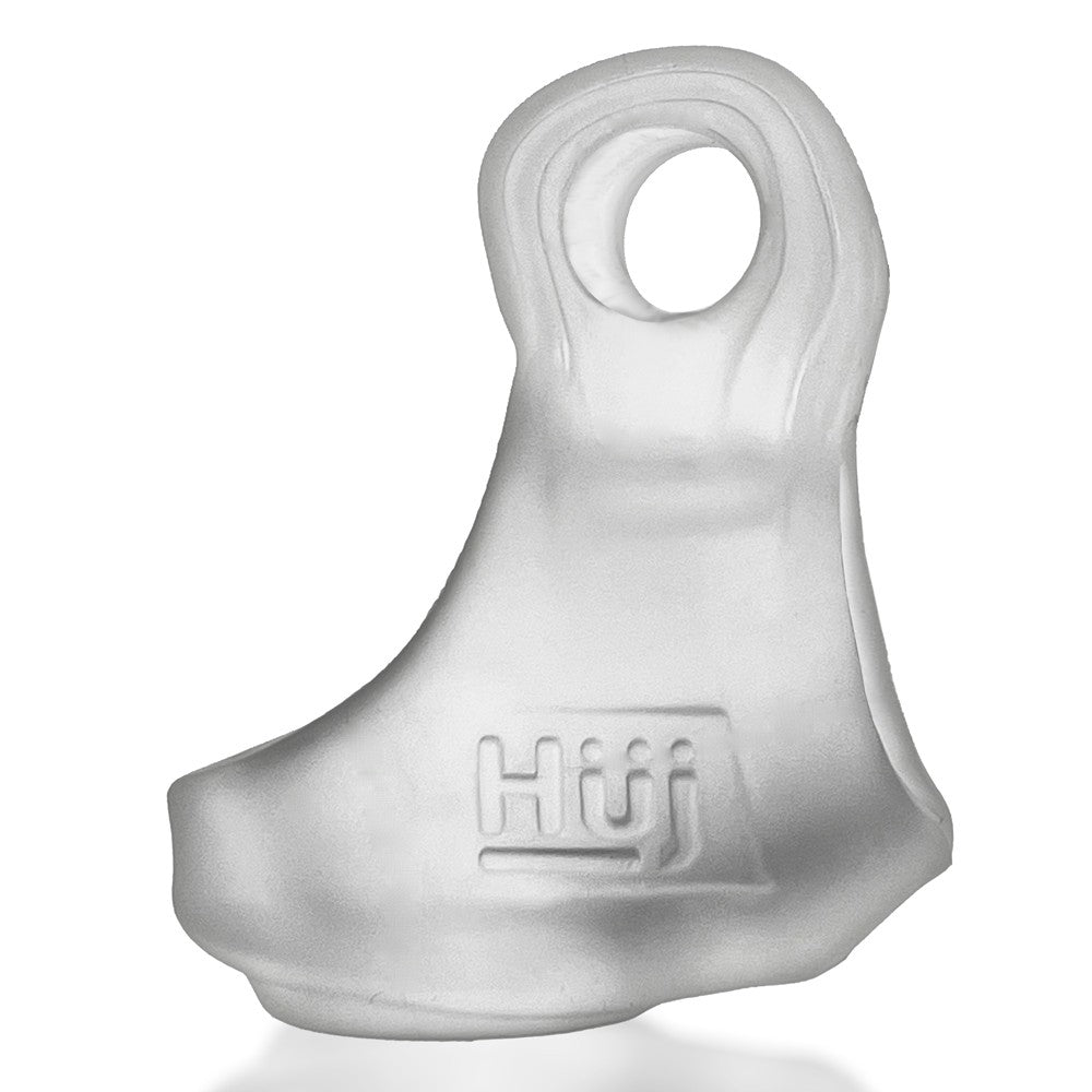 Hunkyjunk REVSLING Vibe Cock & Ball Sling Clear Ice