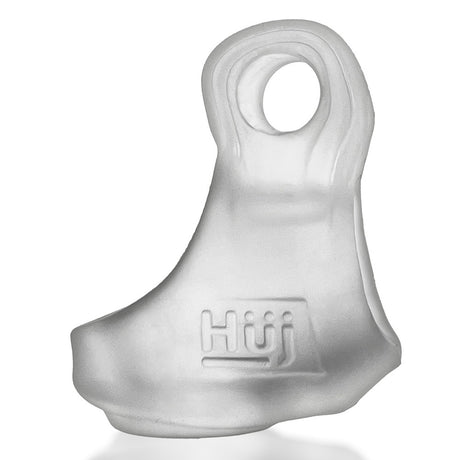 Hunkyjunk REVSLING Vibe Cock & Ball Sling Clear Ice