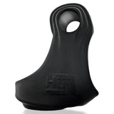 Hunkyjunk REVSLING Vibe Cock & Ball Sling Tar Ice