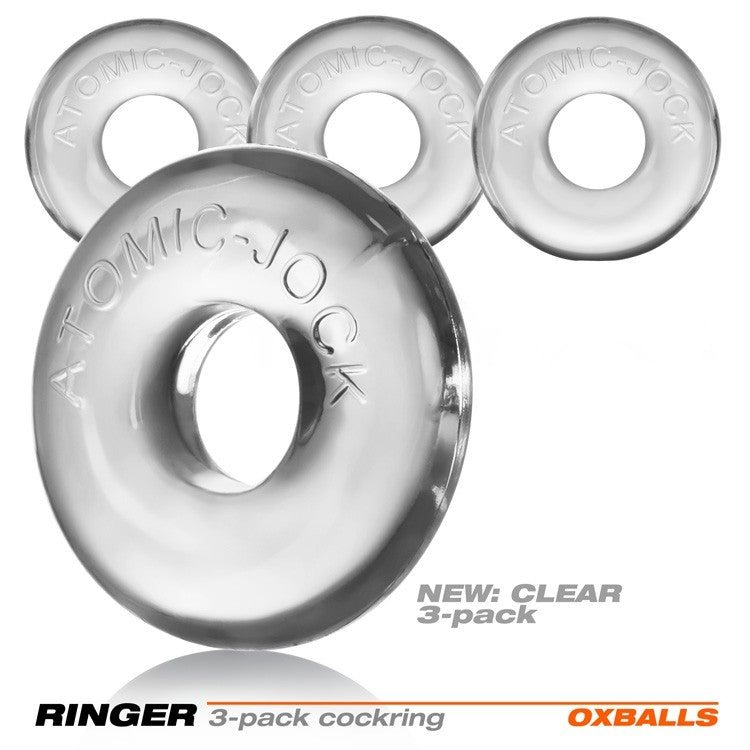 Oxballs RINGER 3 Pack Clear