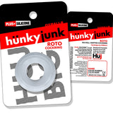 Hunkyjunk ROTO Cockring Clear Steam