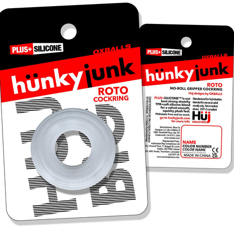 Hunkyjunk ROTO Cockring Clear Steam